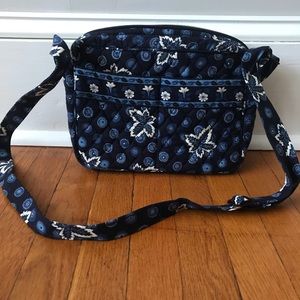 Blue Coin Vera Bradley Mini Shoulder Bag